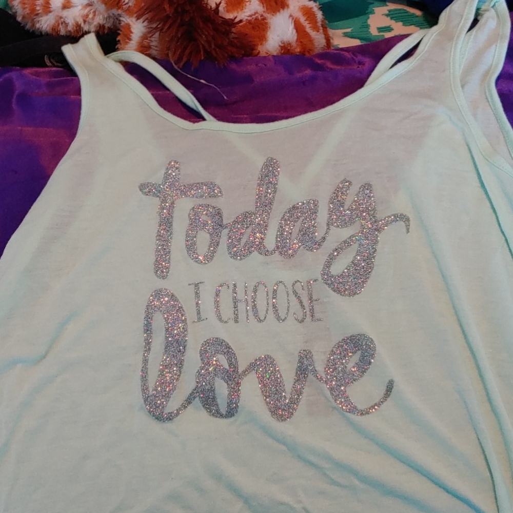 Glitter tank top